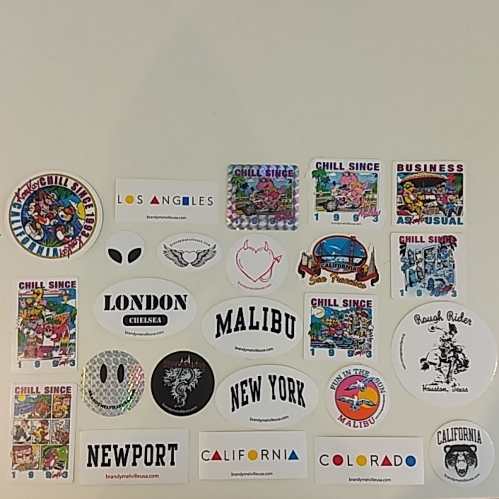 24 Brandy Melville Stickers